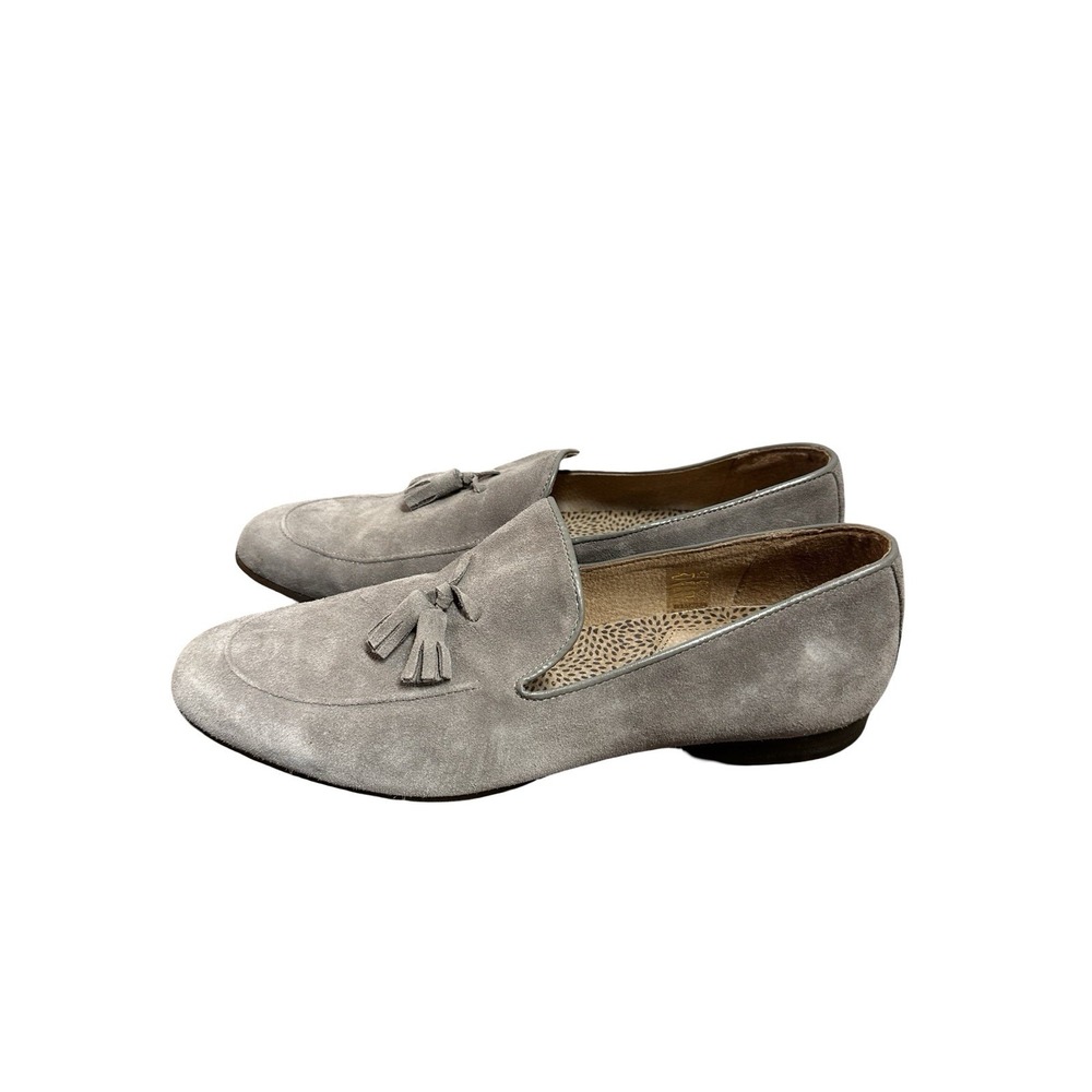 Kurt Geiger Men's Gray Suede Loafer‎ with tassels Shoes Size 43 Us 9.5 - 10